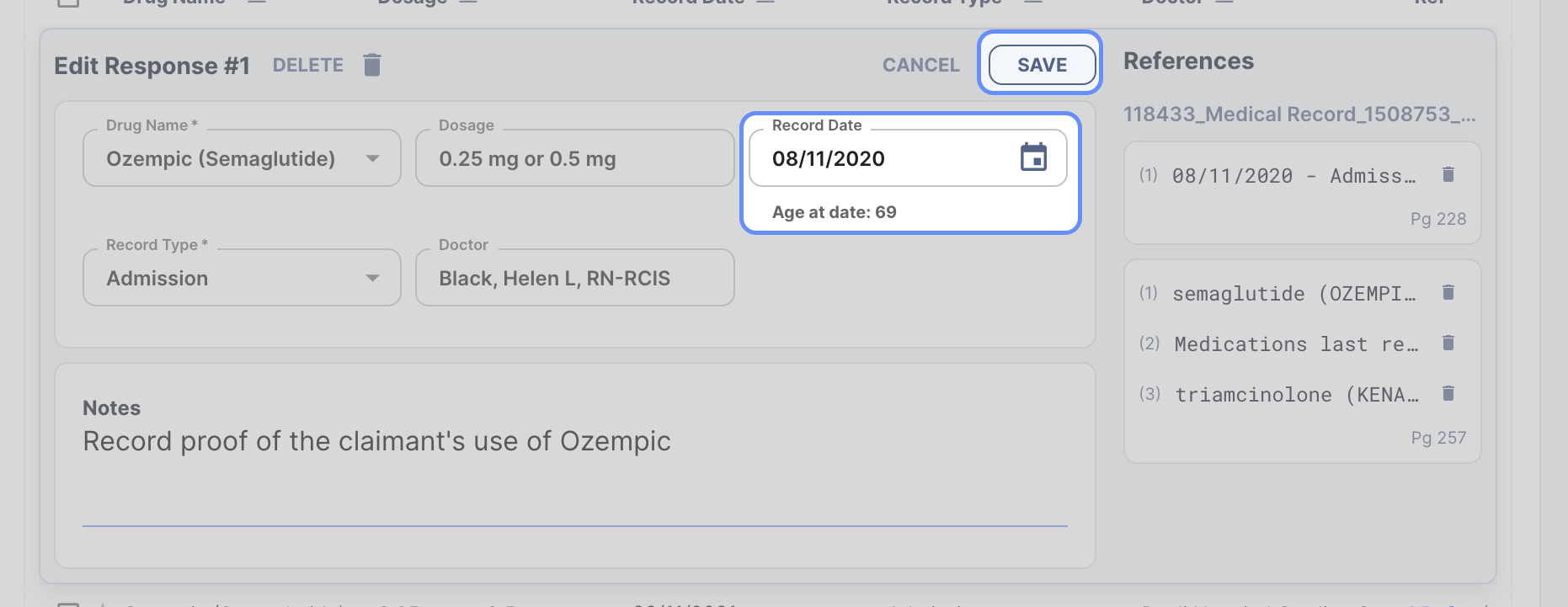 How do I edit dates already in the Case Profile_ - 3.png